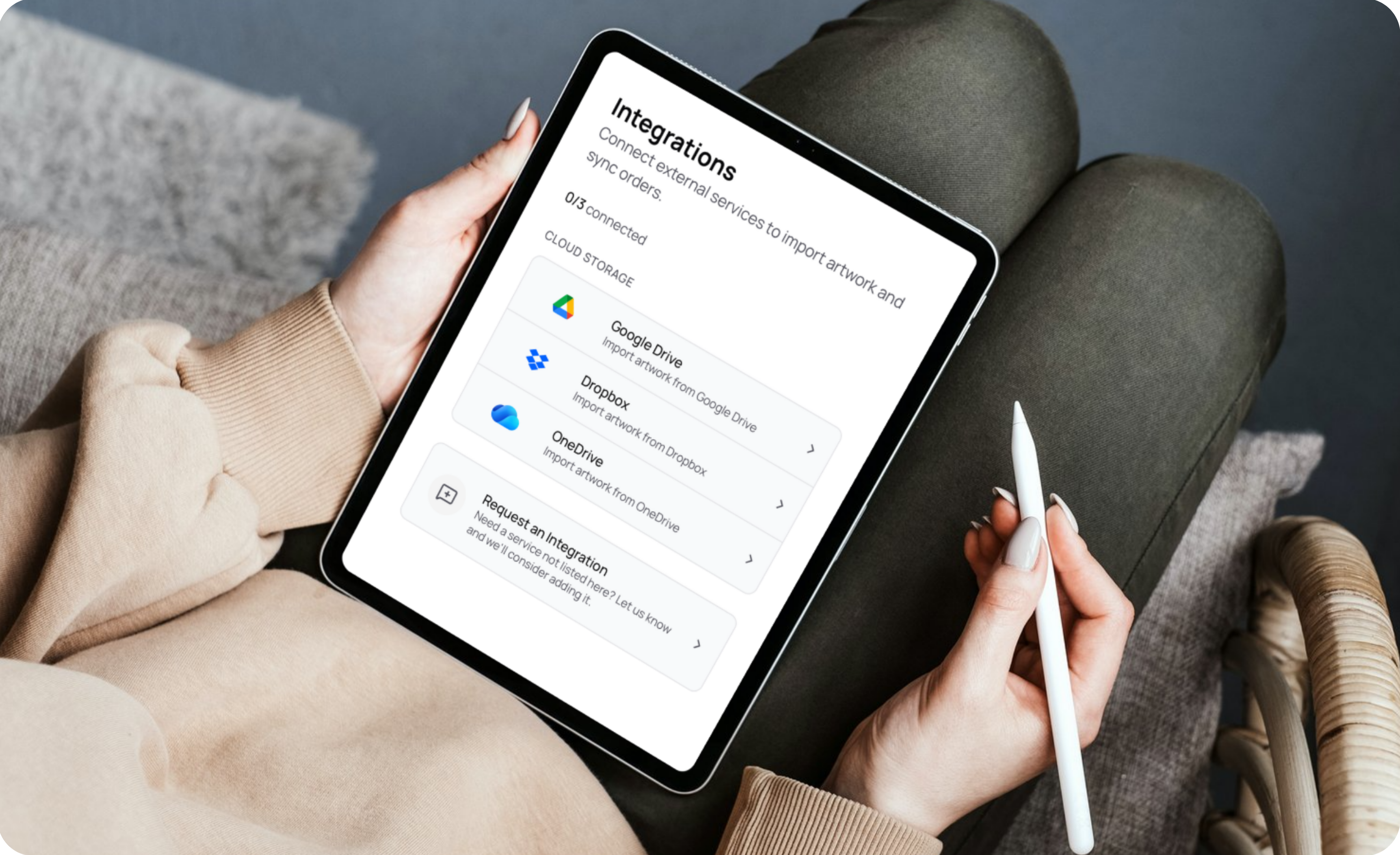 Cloud storage integration