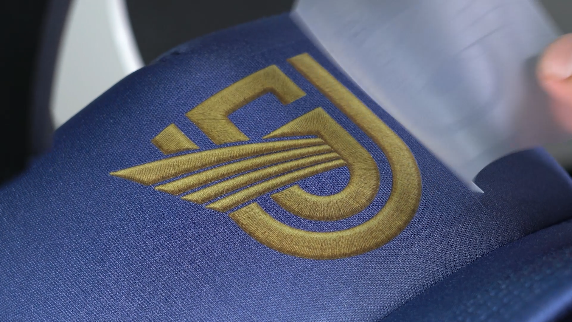 Faux-embroidery effect achieved with a Supacolor Headwear transfer