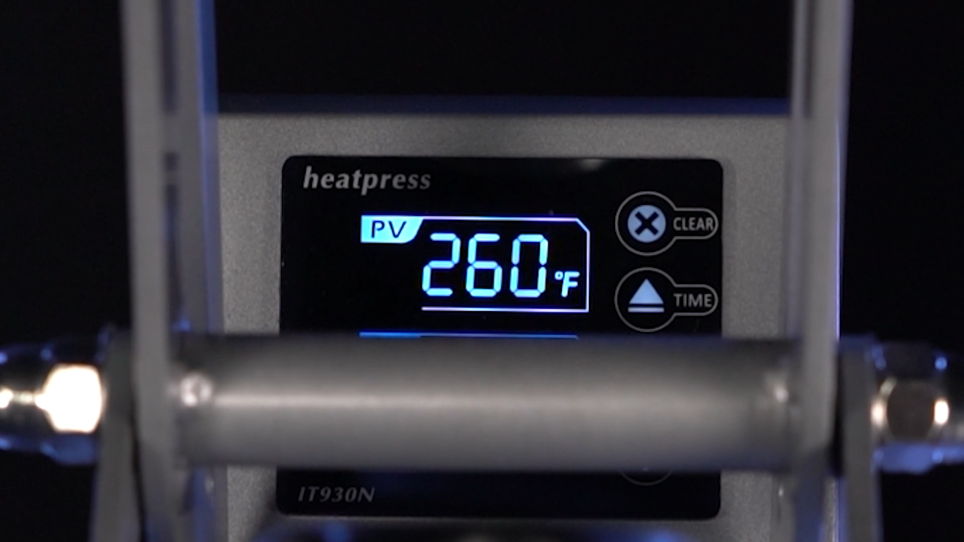 Pressing a Supacolor Lo Melt transfer at a low 260°F cure temperature